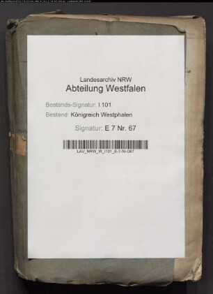 Forstrechnung der Oberförsterei Marienmünster