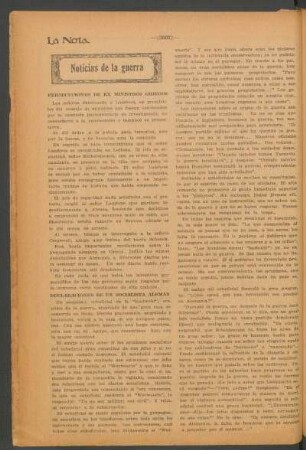 Declaraciones de un socialista alemán