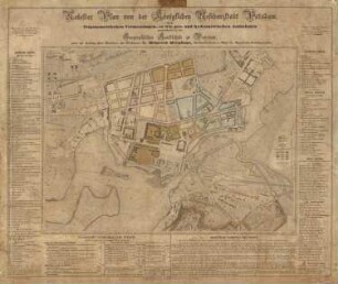 Neuester Plan von der Königlichen Residenzstadt Potsdam