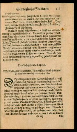 Das Achtzehende Capitel.
