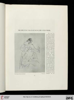 Moderne französische Graphik