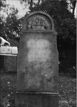 Grabstein 1456 [Hahn S. 202 Grab-Nr. 2158]
