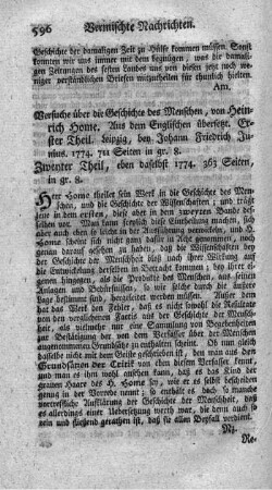 Versuche über die Geschichte des Menschen. T.1.2.