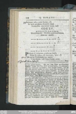 Ode XV. Augusti Laudes.