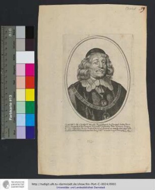 Claudius De Chabot Marchio Sancti Maurit. Eq. Torquat. ... / P. Aubry excud.
