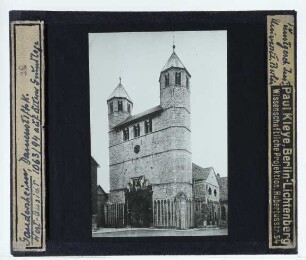 Gandersheim, Stiftskirche : Westbau von außen