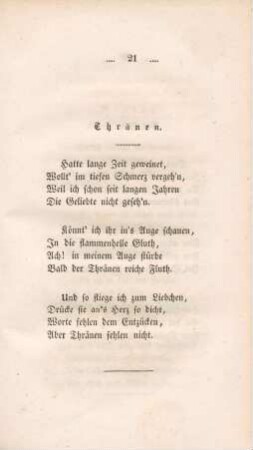 Thränen