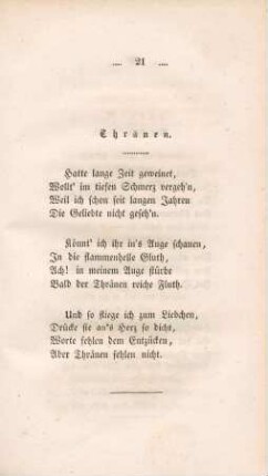 Thränen