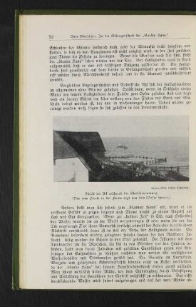 Schafe im Ack während der Überschwemmung (Nur eine Pforte in der Fenne ragt aus dem Wasser hervor)