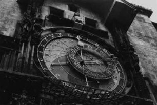 Altstädter Rathaus. Uhrenscheibe der Astronomischen Uhr