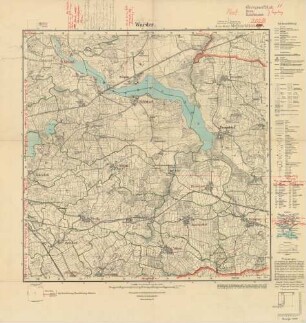 2028 (alte Nr.: 659) Warder, Meßtischblatt (4cm - Karte)