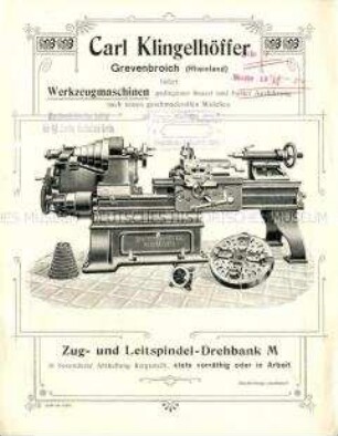 Zug- und Leitspindel-Drehbank Modell M