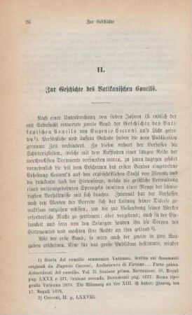 26-54 Zur Geschichte des Vatikanischen Concils