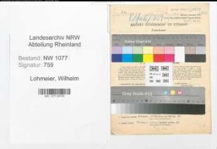 Entnazifizierung Wilhelm Lohmeier , geb. 16.01.1920 (Polizist)