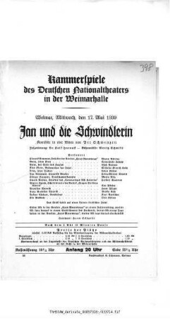 Jan und die Schwindlerin