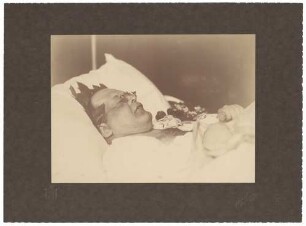 Max Reger auf dem Totenbett
