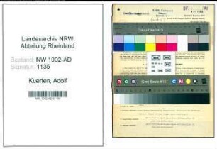 Entnazifizierung Adolf Kuerten, geb. 16.08.1899 (Kehrmeister)