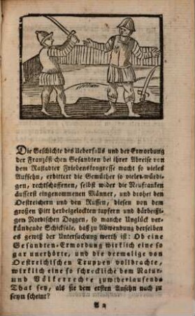 Beweis, daß die Ermordung der französischen Gesandten keine so abscheuliche Handlung sei, als die meisten Menschen glauben : Durch glaubwürdige und interessante Thatsachen belegt