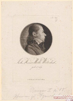 Johann Heinrich Wilhelm Witschel; geb. 1769