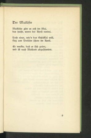 Der Maikäfer