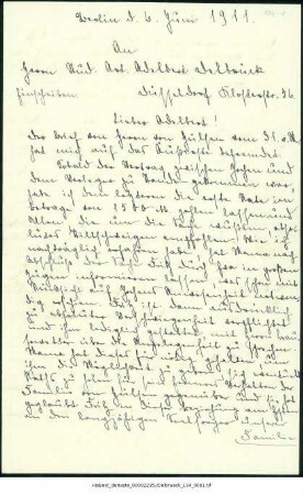 Briefe an Adelbert von Delbrück