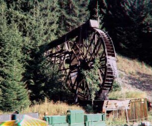 Lautenthal (Langelsheim), Grube Lauten-thals Glück: Wasserrad
