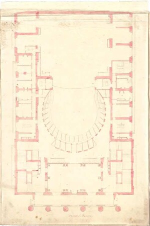 ohne Verfasserangabe; Unidentifizierte Gebäude - Grundriss