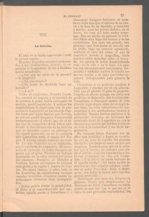 VIII - La batalla.