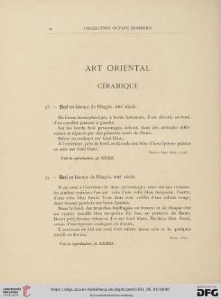Art oriental (No. 73 - 125)