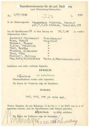 Gengenbach, Friedrich