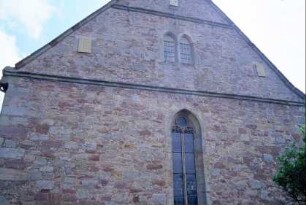 westliche Giebelseite des Kirchenschiffs