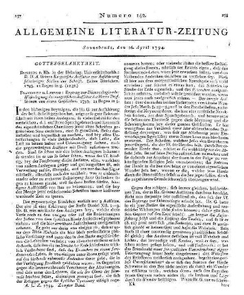 Loy, J. W.: Das protestantische Eherecht. T. 1. In einer Reihe theologischer und juristischer Bedenken. Nürnberg, Altdorf: Monath & Kußler 1793