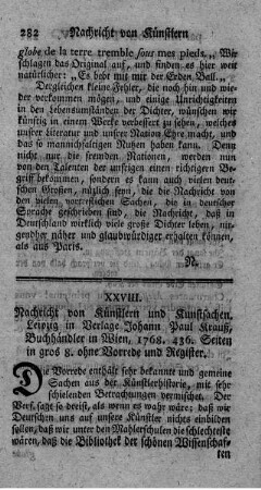Nachricht von Künstlern und Kunstsachen.