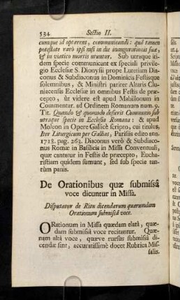 534-565, De Orationibus quae submissa voce dicuntur in Missa
