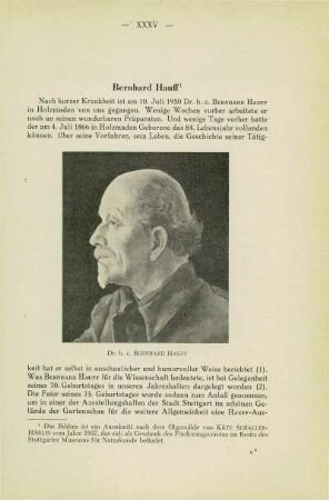 Bernhard Hauff ✝