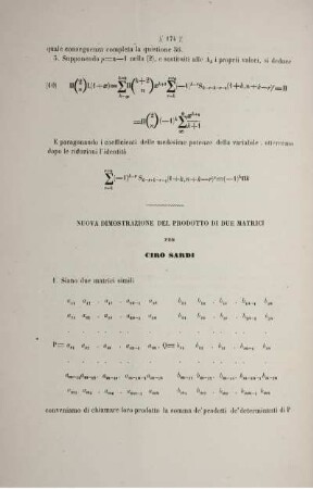 Nuova dimostrazione del prodotto di due matrici.