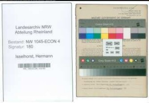 Entnazifizierung Hermann Isselhorst , geb. 01.08.1914 (Haendler)