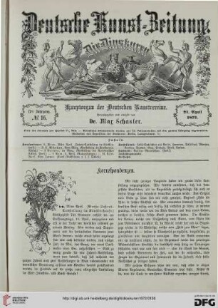 Nr. 16 (21. April 1872)