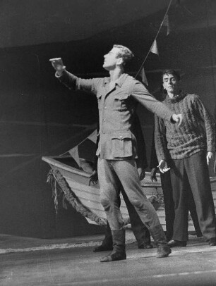 Szenenbilder aus "Neue Odyssee", Ballett in 5 Bildern von Albert Burkat mit Musik von Victor Bruns. Staatsoper Berlin, 01.03.1962