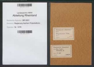 Wirtschaftlicher Lagebericht für August und September 1937 Regierungsbezirk Aachen.