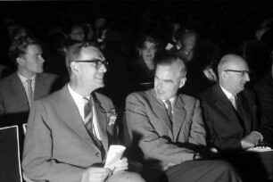 9. Tagung 1959 Physiker: Graf Lennart Bernadotte, Willis E. Lamb, S. Bachl
