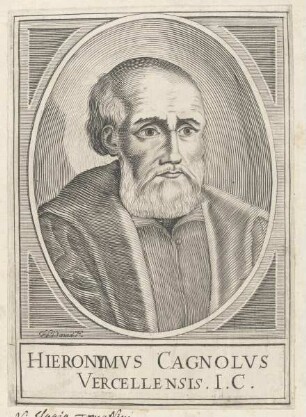 Bildnis des Hieronymvs Gagnolvs