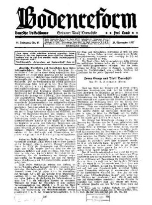 Henry George und Adolf Damaschke