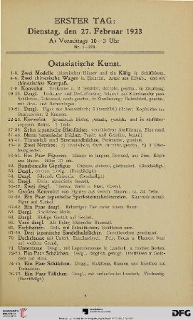 Ostasiatische Kunst (Nr. 1-501)