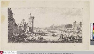 [Blick auf den Louvre; Vue du Louvre]
