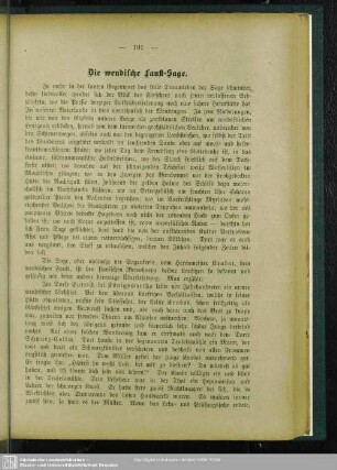 Die wendische Faust-Sage