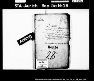Kuratel über den Oberlandesgerichtsrat G.J. Kettler sowie über dessen Kinder