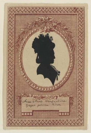 Bildnis der Anna Marie Bernhardine Heyer, geb. Krohne