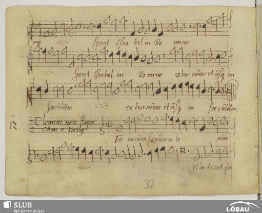 Clemens non Papa, Jacobus: Fac mecum signum