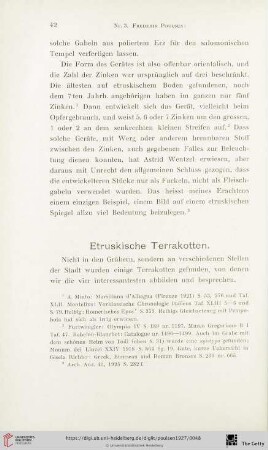 Etruskische Terrakotten